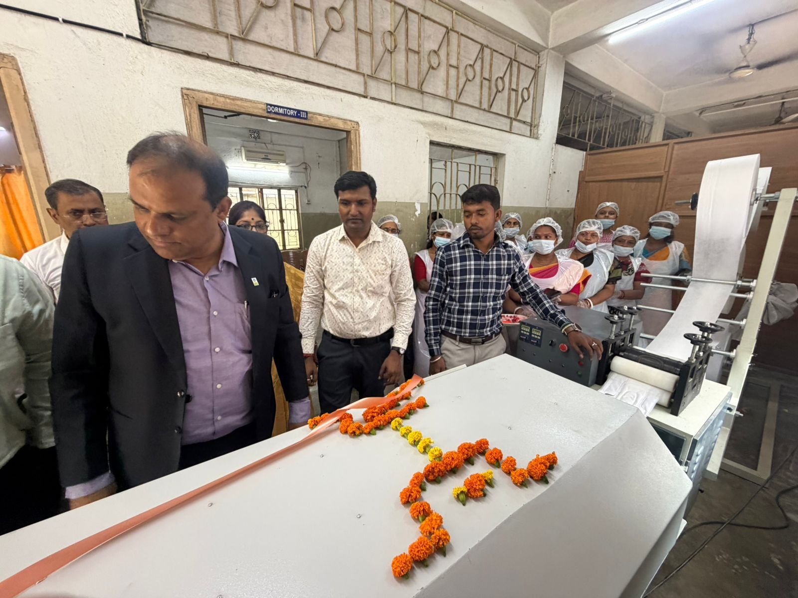 Sanitary napkin production training